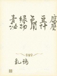 青绿色豆腐渣分泌物用什么药