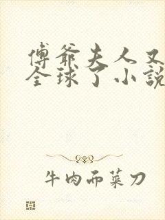 傅爷夫人又惊艳全球了小说免费封面