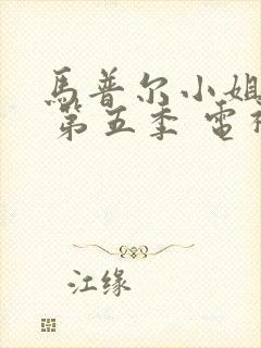 马普尔小姐探案 第五季 电视剧