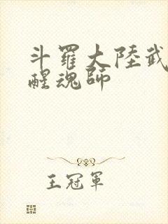 斗罗大陆武魂觉醒魂师