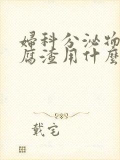 妇科分泌物像豆腐渣用什么药