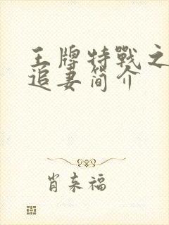 王牌特战之权少追妻简介