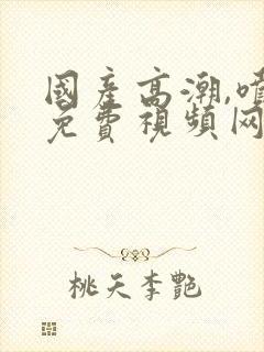 国产高潮,喷水免费视频网aa封面