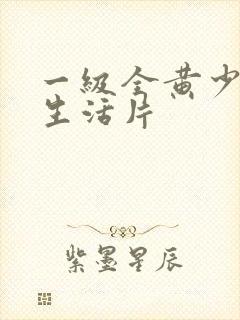 一级全黄少妇性生活片