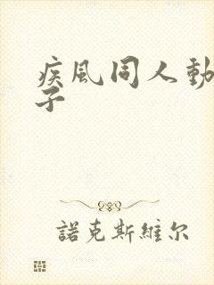 疾风同人动画片子封面