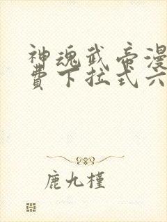 神魂武帝漫画免费下拉式六漫画6漫画六漫画封面