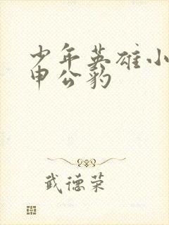 少年英雄小哪吒申公豹封面