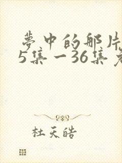 梦中的那片海35集一36集免费观看