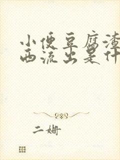 小便豆腐渣样东西流出是什么情况