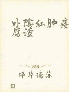 外阴红肿瘙痒豆腐渣