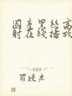 国产黑丝高跟内射在线播放