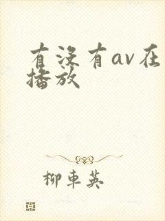 有没有av在线播放