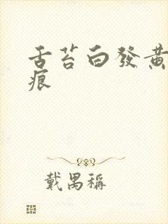 舌苔白发黄有齿痕