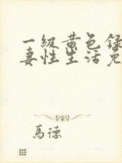 一级黄色录像夫妻性生活免费观看