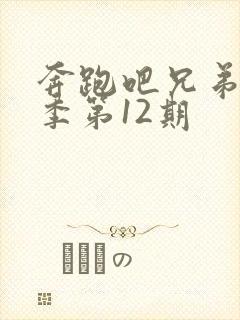 奔跑吧兄弟第一季第12期