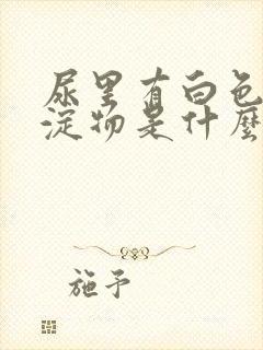 尿里有白色的沉淀物是什么原因