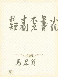 我才不是小可怜短剧免费观看全集