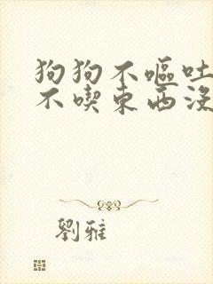 狗狗不呕吐拉稀不吃东西没精神想趴着封面