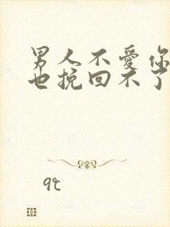 男人不爱你了在也挽回不了了吗封面