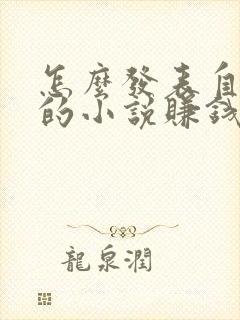 怎么发表自己写的小说赚钱