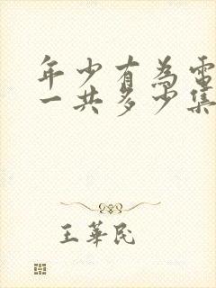 年少有为电视剧一共多少集