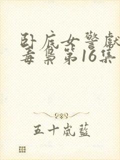 卧底女警献身大毒枭第16集