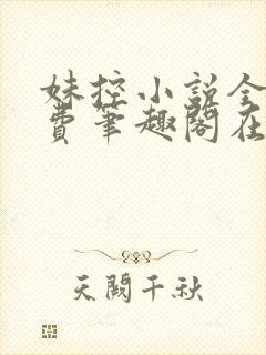 妹控小说全文免费笔趣阁在线阅读