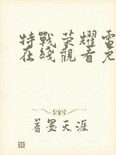 特战荣耀电视剧在线观看免费观看封面