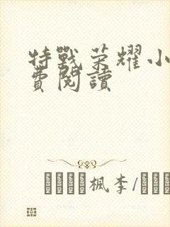 特战荣耀小说免费阅读