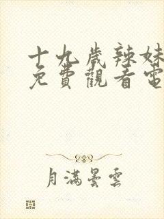 十九岁辣妹高清免费观看电视剧版