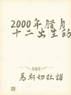 2000年腊月十二出生的女孩命运如何