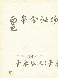 白带分泌物带黄色封面