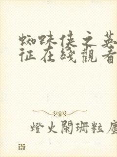 蜘蛛侠之英雄远征在线观看高清