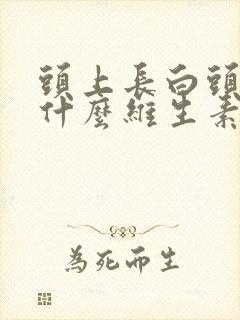 头上长白头发吃什么维生素