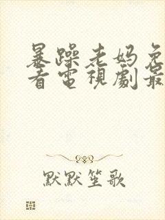 暴躁老妈免费观看电视剧最新章节封面