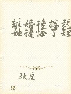 离婚后总裁老婆她后悔了短剧