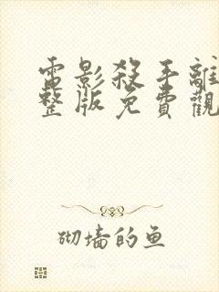 电影杀手离沫完整版免费观看