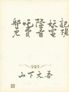 哪吒降妖记全集免费看电视剧封面