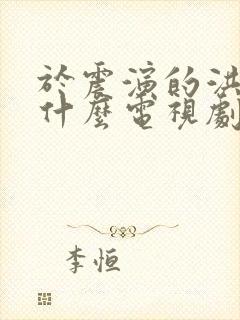 于震演的洪涛是什么电视剧