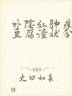 外阴红肿痒伴有豆腐渣状分泌物封面