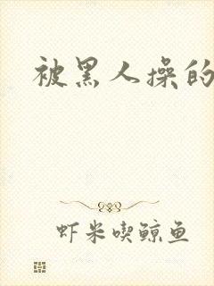 被黑人操的很爽封面