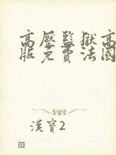 高压监狱高压法版免费法国