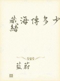 藏海传多少集完结