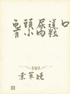 龟头尿道口周围有小肉粒