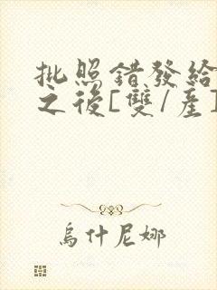 批照错发给情敌之后[双/产]