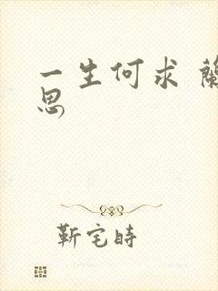 一生何求 兰思思