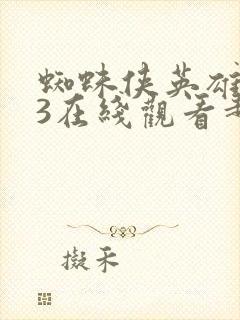 蜘蛛侠英雄无归3在线观看超清