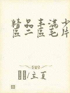 精品丰满少妇一区二区毛片封面