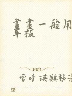 画画一般用什么平板