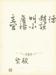 主角叫赵德三的官场小说